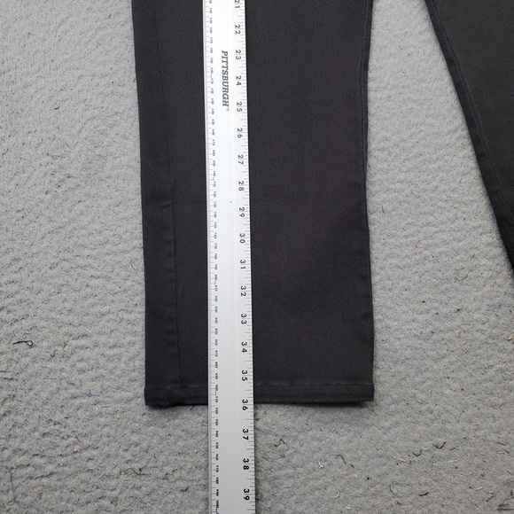 Jarbo Straight Leg Jeans Mens 42 Black Regular Fit Flat Front Stretch Outdoor - Picture 3 of 10